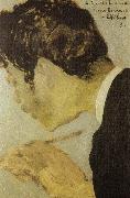 Edouard Vuillard portrait of bonnard oil painting